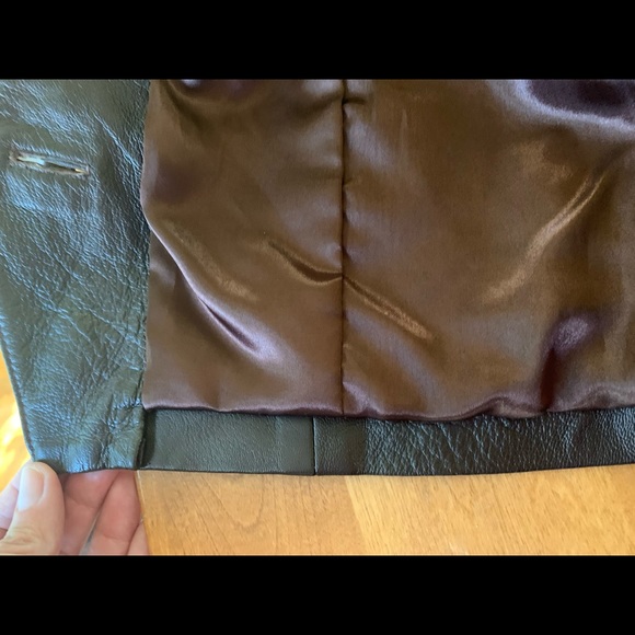 Bagatelle rich brown vintage leather jacket - Picture 8 of 9